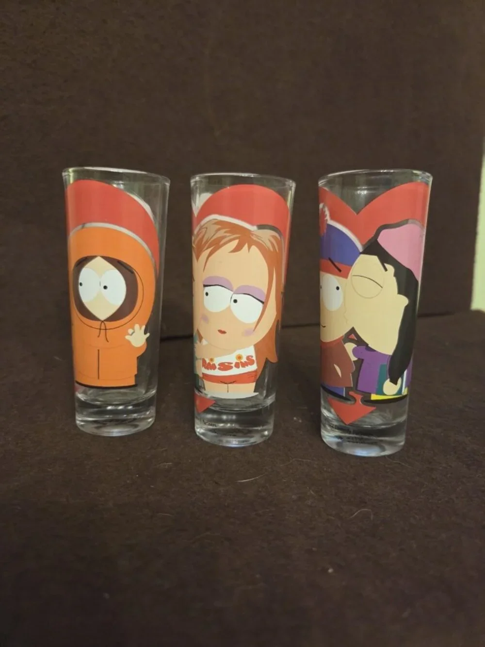 South Park Shot Glasses Comedy Central Zak‎ Designs Set 3
